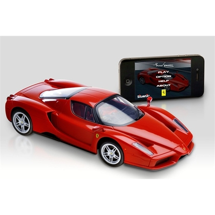 UTGÅTT iPhone Ferrari med Bluetooth skala 1:16 i gruppen Fritid / Spel hos SmartaSaker.se (11528)