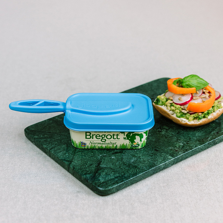 Brelock, lock med smörkniv, 300 g Blå