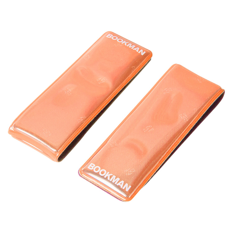 Läs mer om Magnetiska reflexer, Rektangulär Orange 2-pack