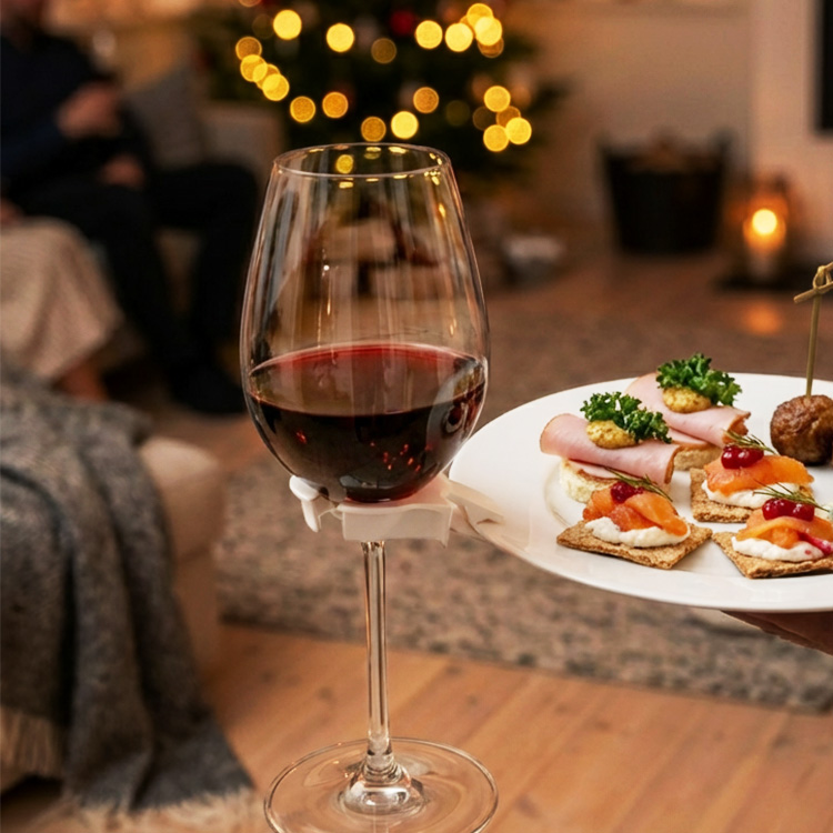 Glashållare till tallrik 10-pack