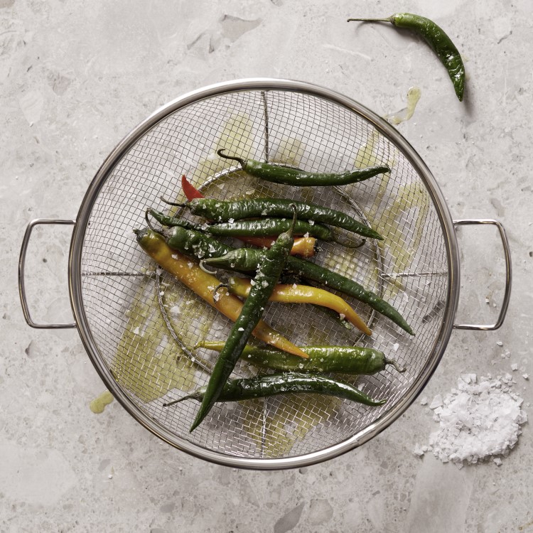Grillkorg i rostfritt stål