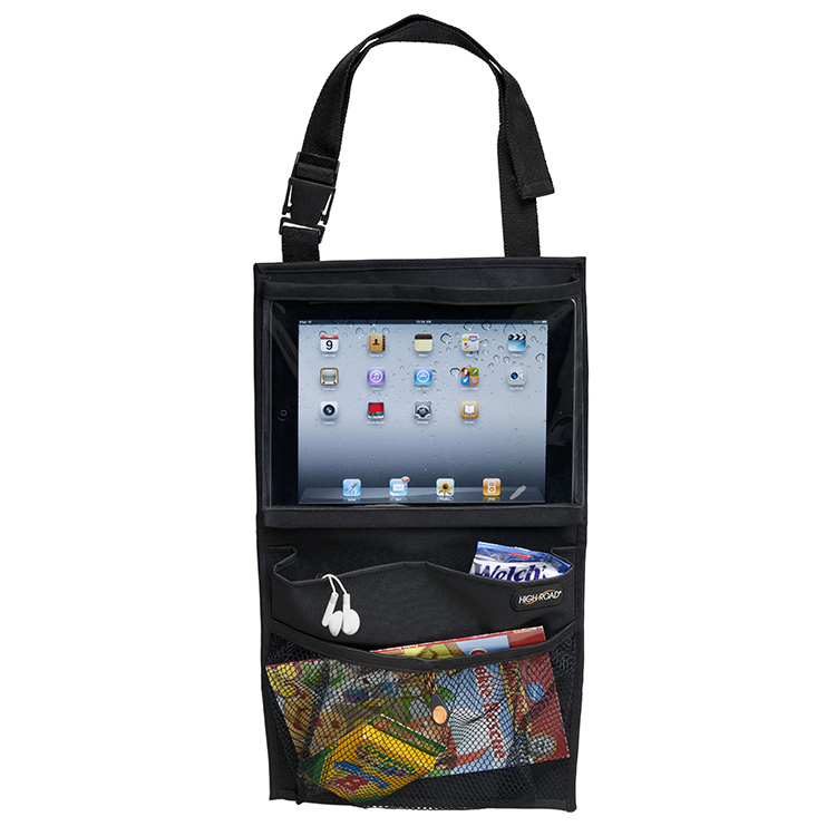 iPadhållare med smarta fickor