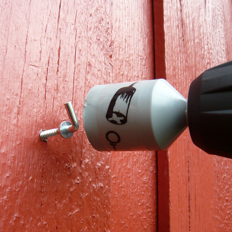 Hylsa till krokar och öglor