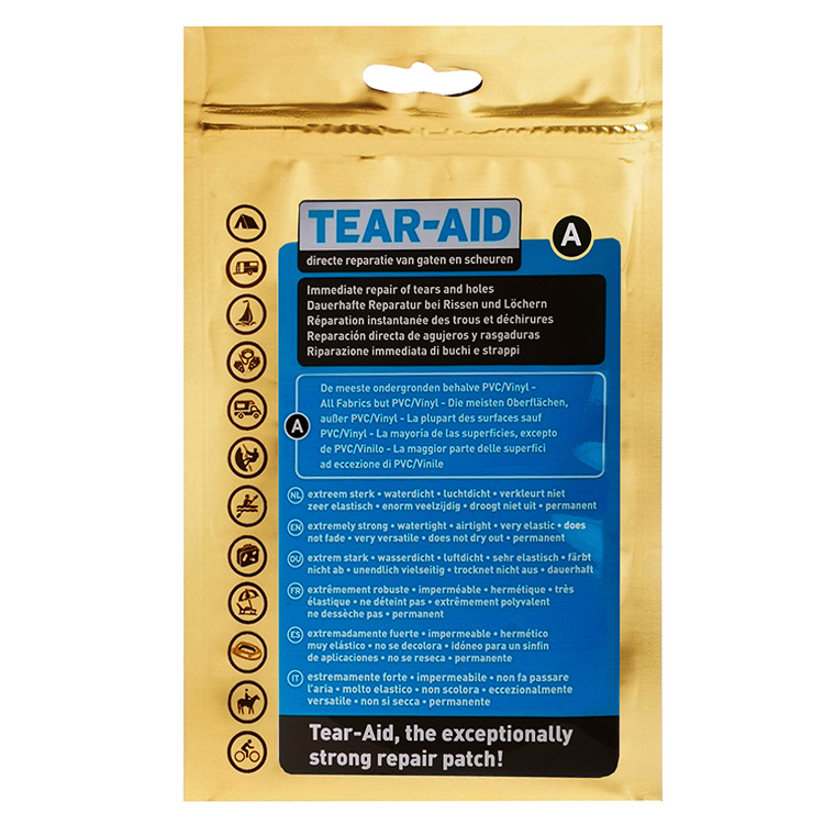 Elastisk reparationslapp, Tear-Aid typ A