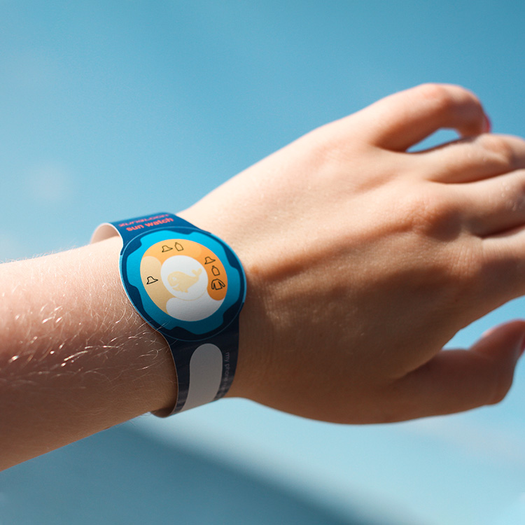 Läs mer om UV-armband 2-pack, Blå