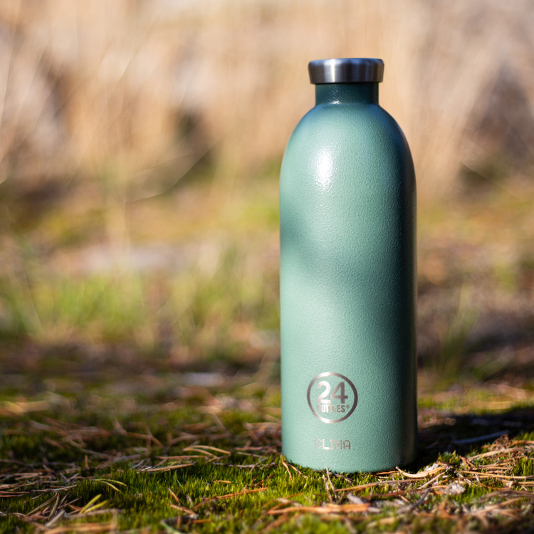 Termosflaska i rostfritt stål 850ml, Grön