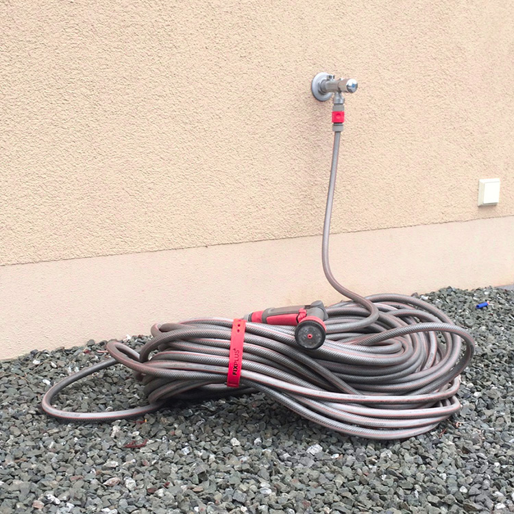 Spännband med snabbfäste, 46 cm Röd