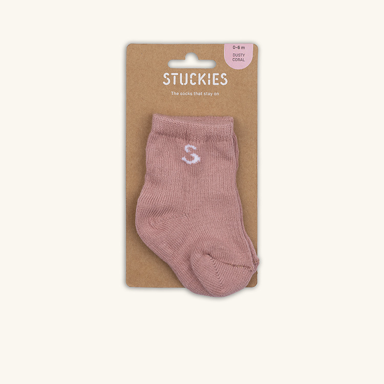 Smarta babysockor Stuckies 3-pack Rosa 10-15