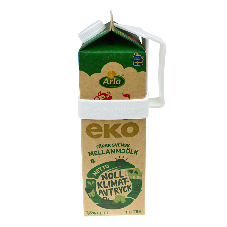 Handtag till mjölkpaket