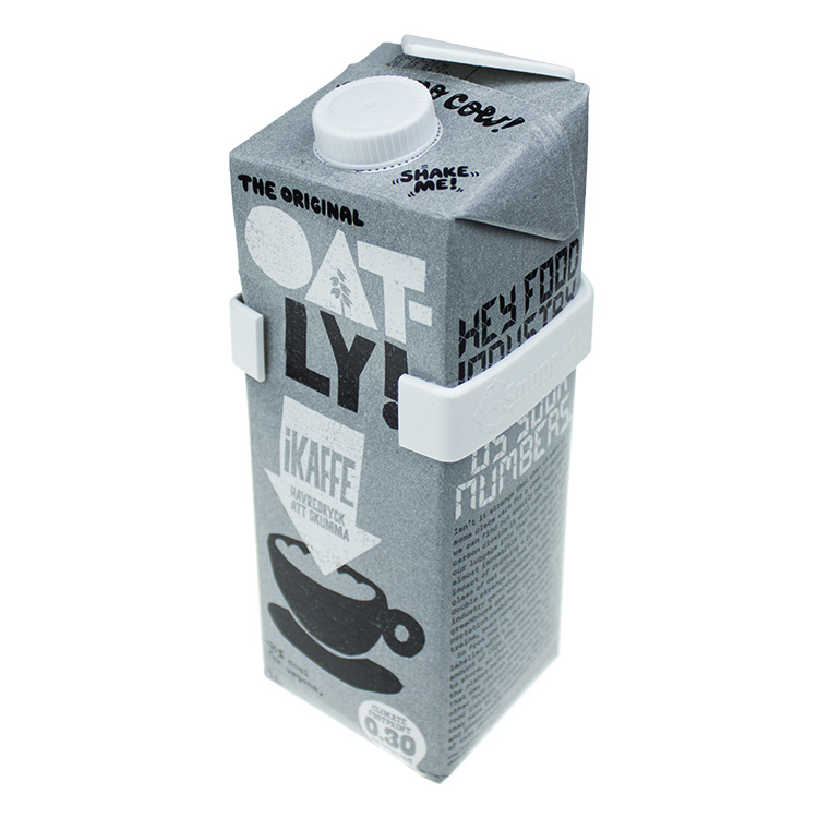 Handtag till mjölkpaket