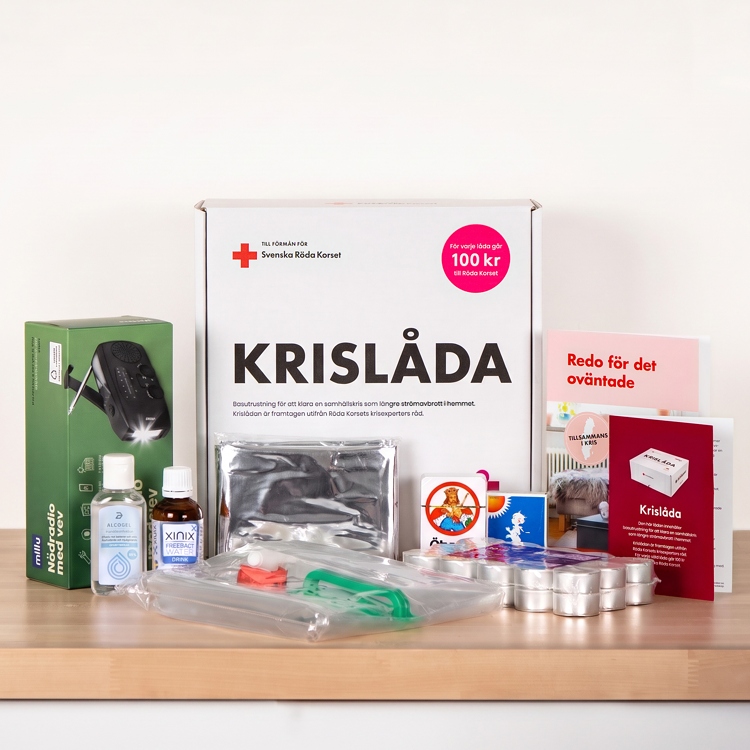 Krislåda - Röda Korset
