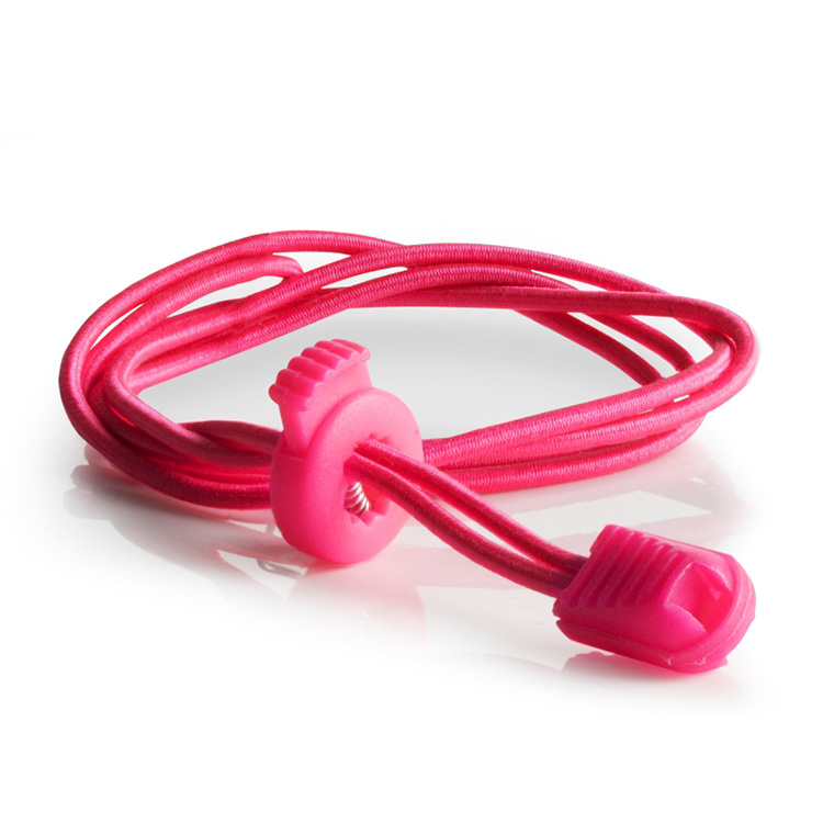 Elastiskt skosnöre med snörlås, Rosa