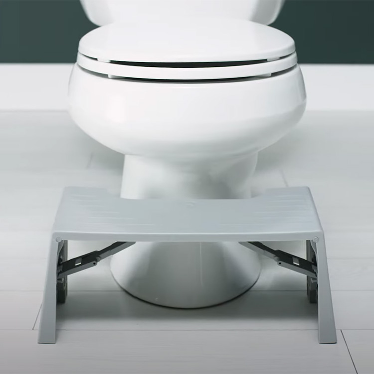 Hopfällbar toapall för resan, Squatty Potty