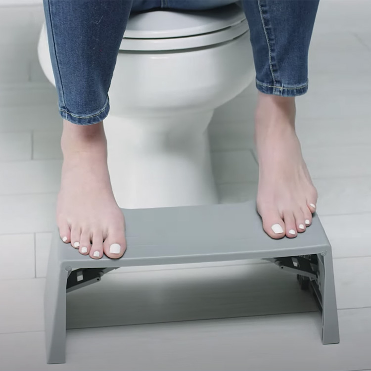 Hopfällbar toapall för resan, Squatty Potty