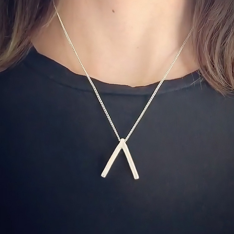 Halssmycke med ringhållare, Ringholder Original