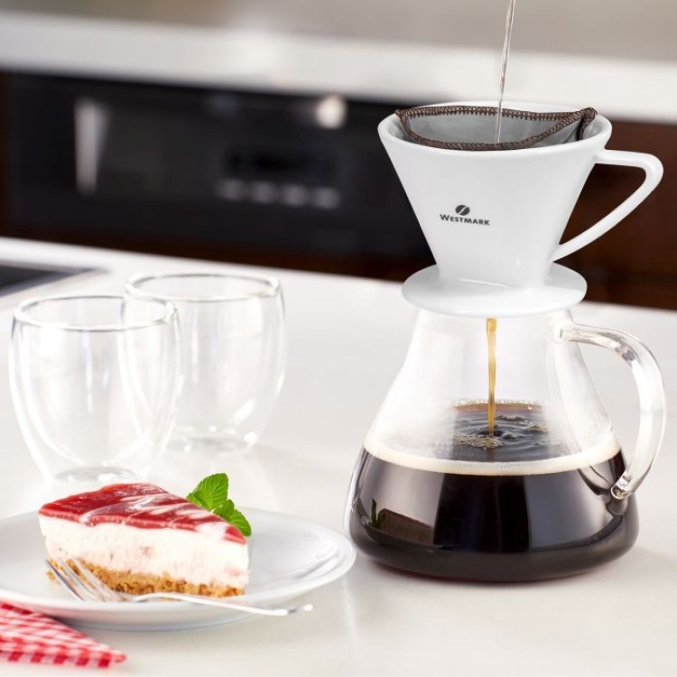 Läs mer om Mjukt kaffefilter i rostfritt stål, Storlek 2