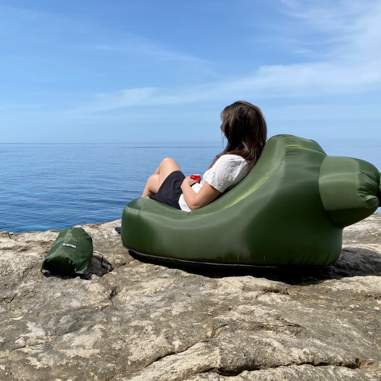Softybag fåtölj, Mörkgrön