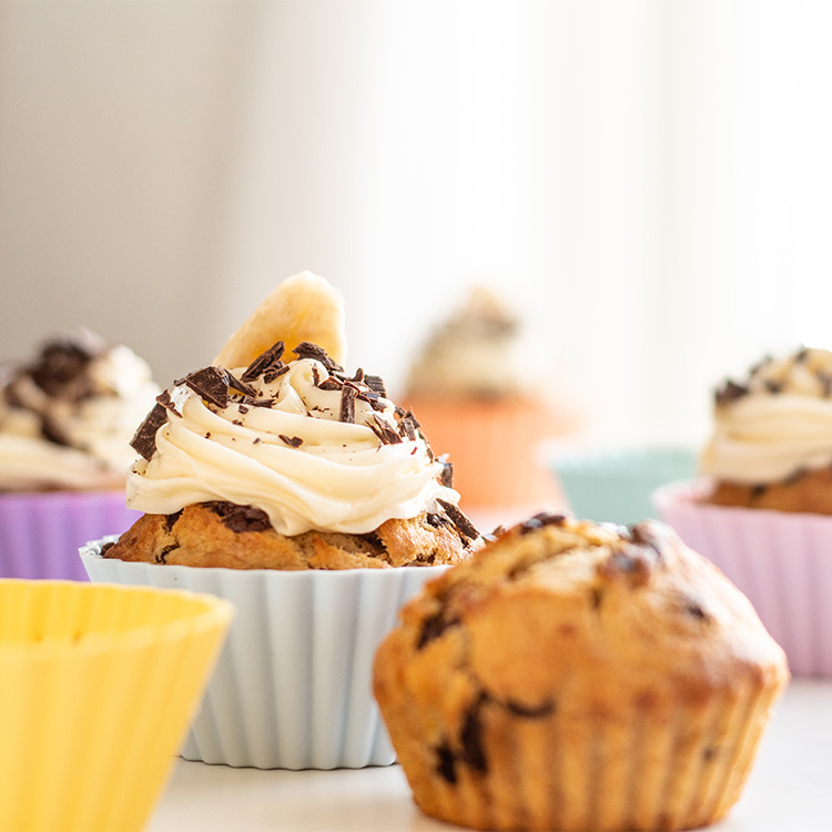 Läs mer om Muffinsformar i silikon, 6-pack Pastell 2 dl formar