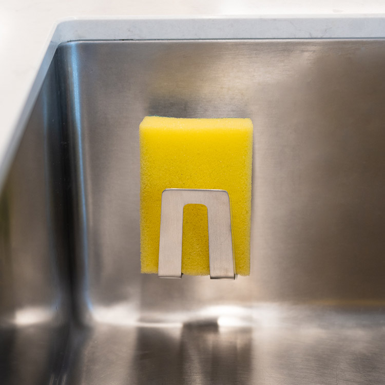 Läs mer om Disksvamphållare Happy Sinks, Rostfritt stål