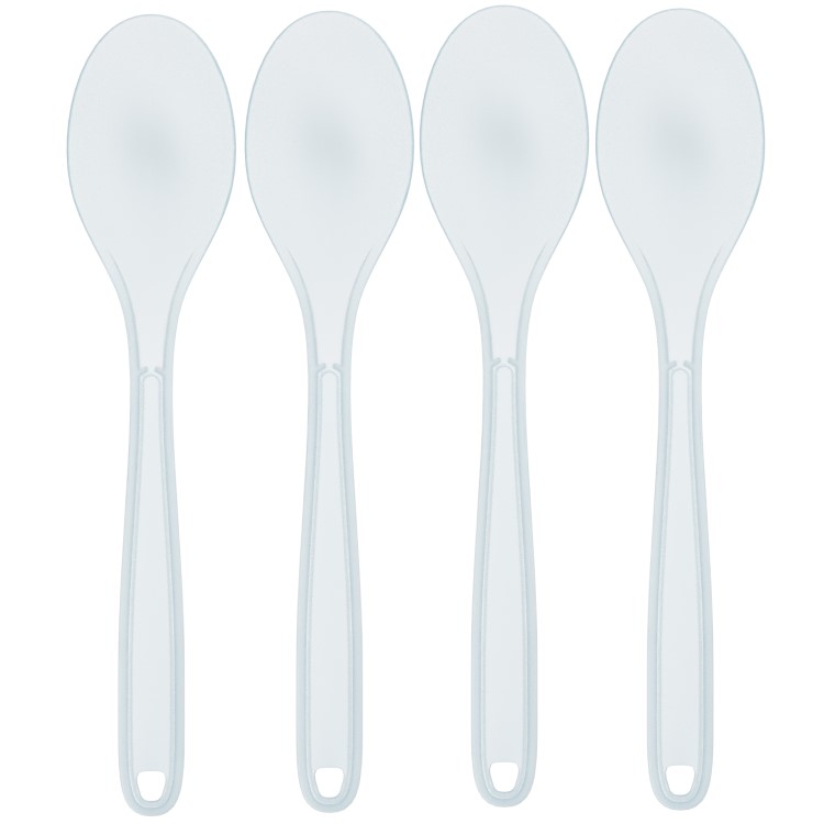 Bestick i ECO-plast, 4-pack Sked Klar