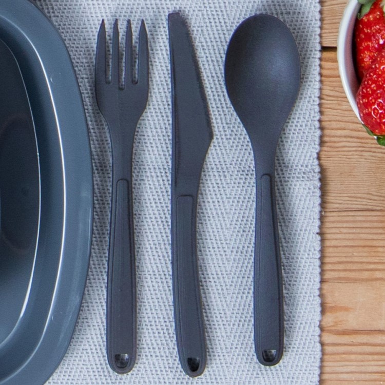 Bestick i ECO-plast, 4-pack