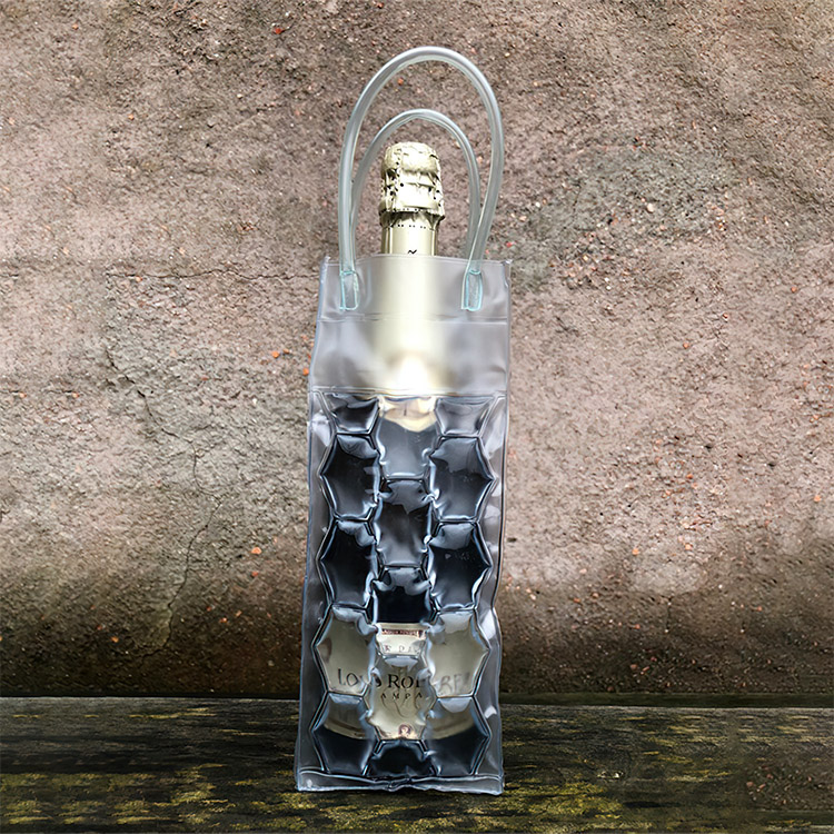Flaskkylare med handtag, Transparent