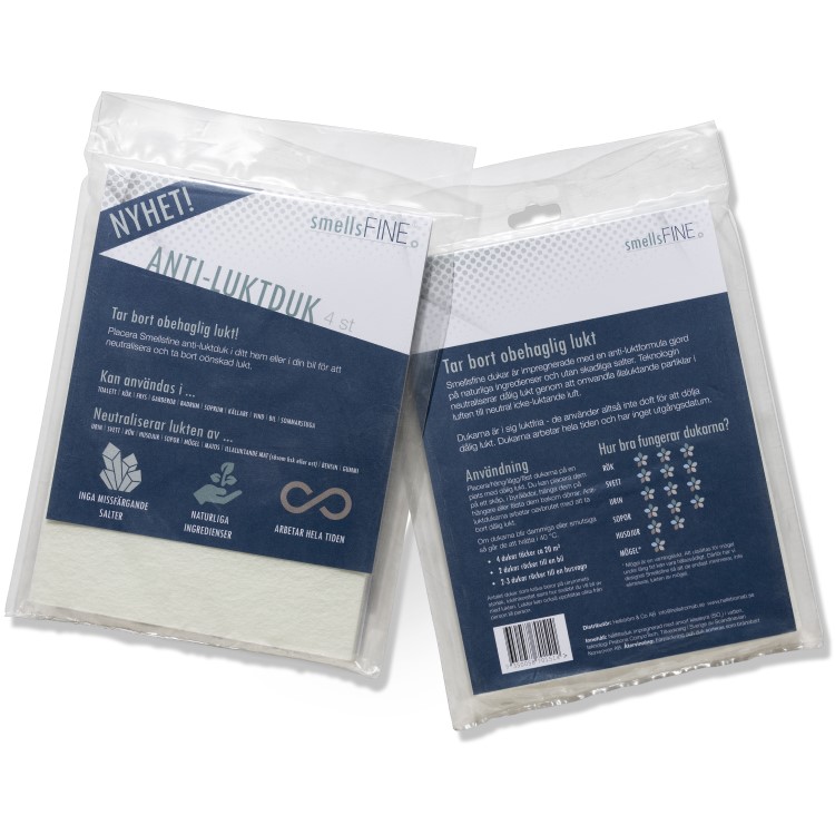 Antiluktduk Smellsfine 4-pack