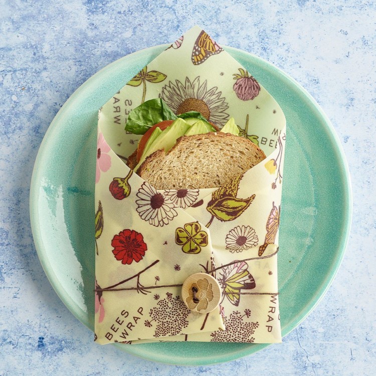 Bees wrap - veganskt matfolie, Smörgåspapper