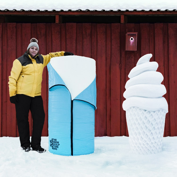 Snöskulptursäck