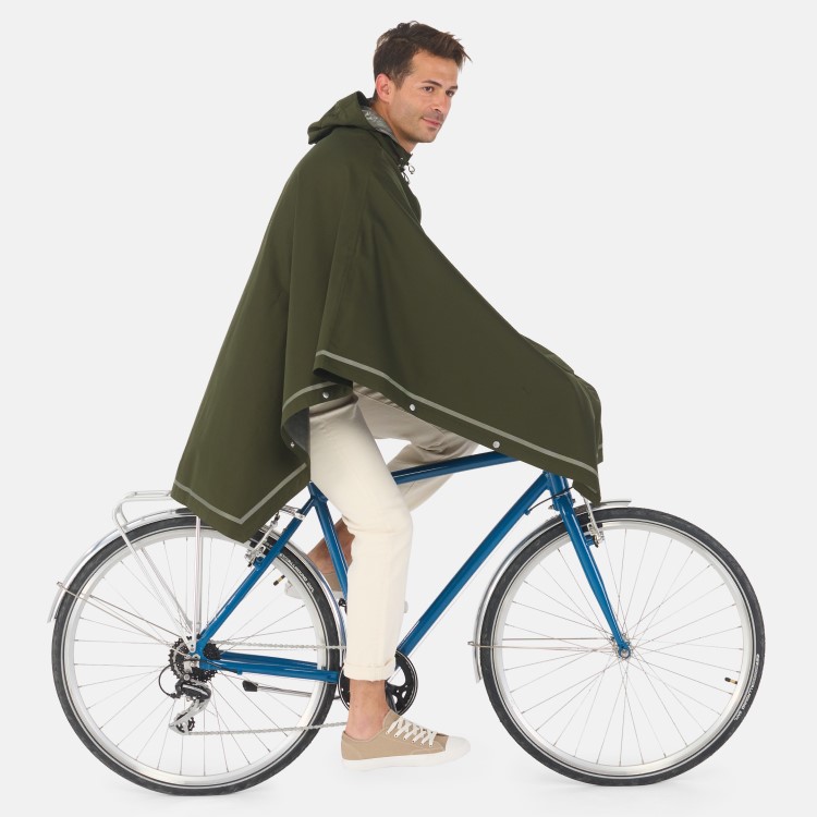 Läs mer om Cykelponcho, M/L Grön