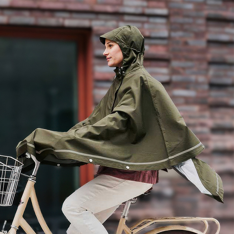 Cykelponcho S/M Grön