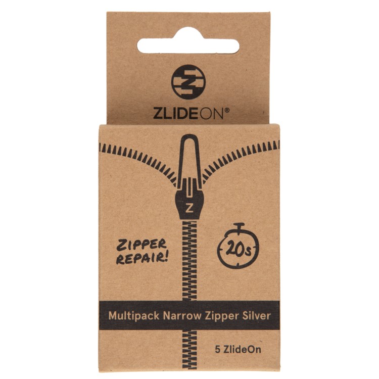 Zlideon Multipack, 5-pack Silver Narrow/Waterproof