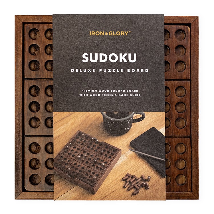 Sudoku spel i trä