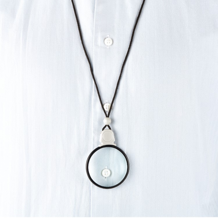 Förstoringsglas med halsband