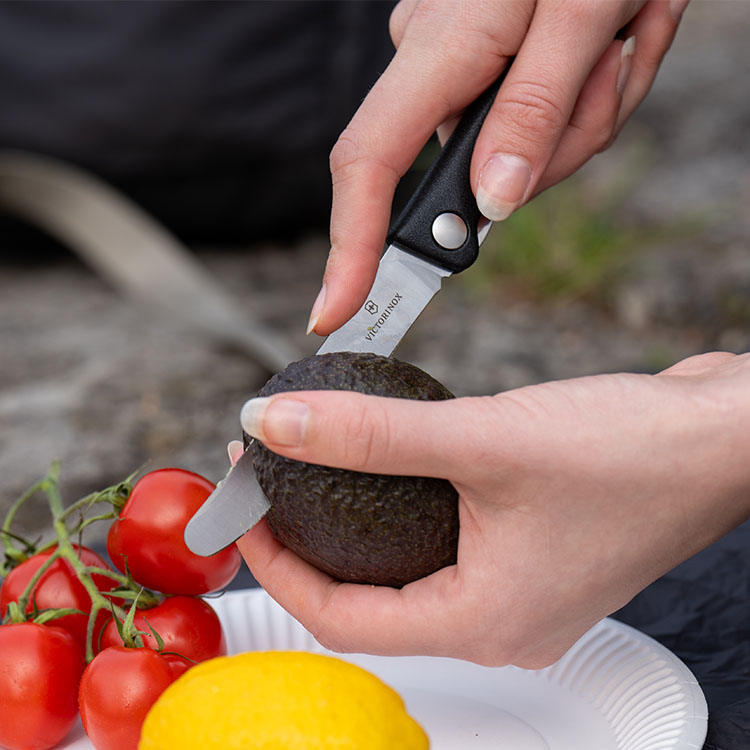 Fällbar picknickkniv