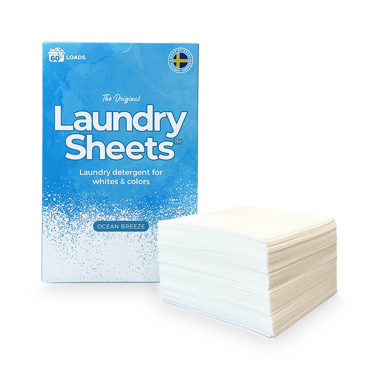 Läs mer om Tvättmedelsark Laundry Sheets, 60-pack Parfymerad