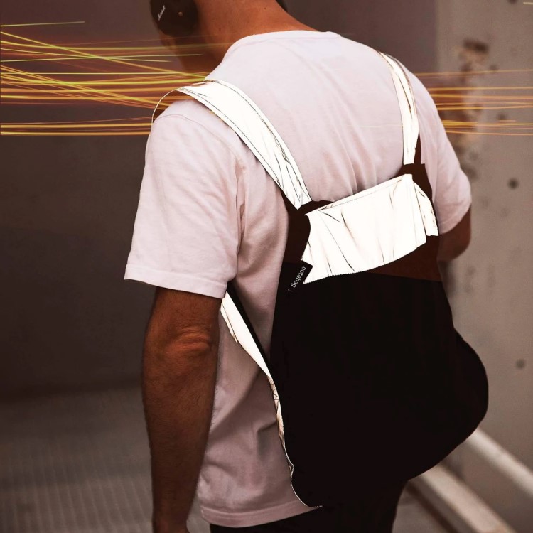 Shoppingkasse och ryggsäck Notabag, Original Svart