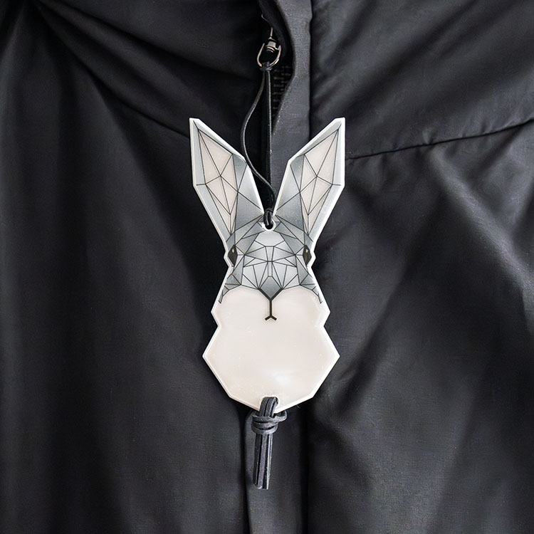 Reflexaccessoar med djurmotiv, Hare