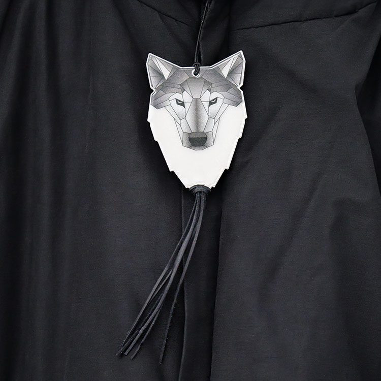 Reflexaccessoar med djurmotiv, Varg