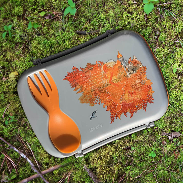 Matlåda med kyllock, Orange