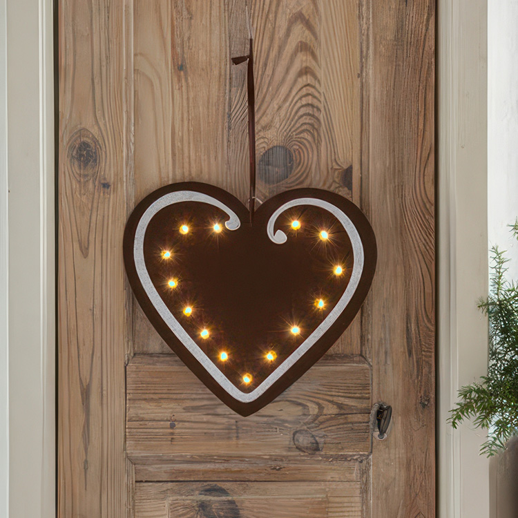 Batteridriven juldekoration i filt