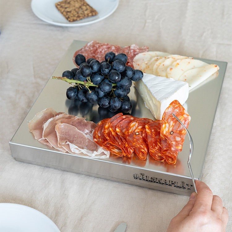 Kylbricka i rostfri plåt