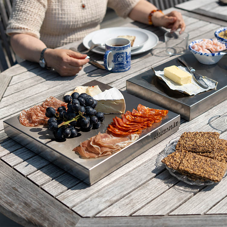 Kylbricka i rostfri plåt