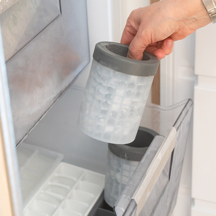 Rund isform för små isbitar 2-pack