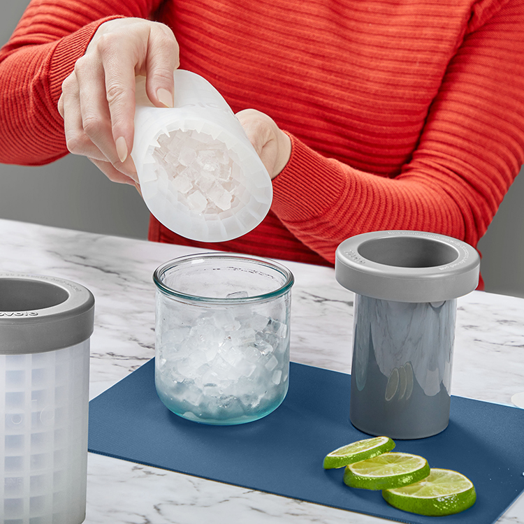 Rund isform för små isbitar 2-pack