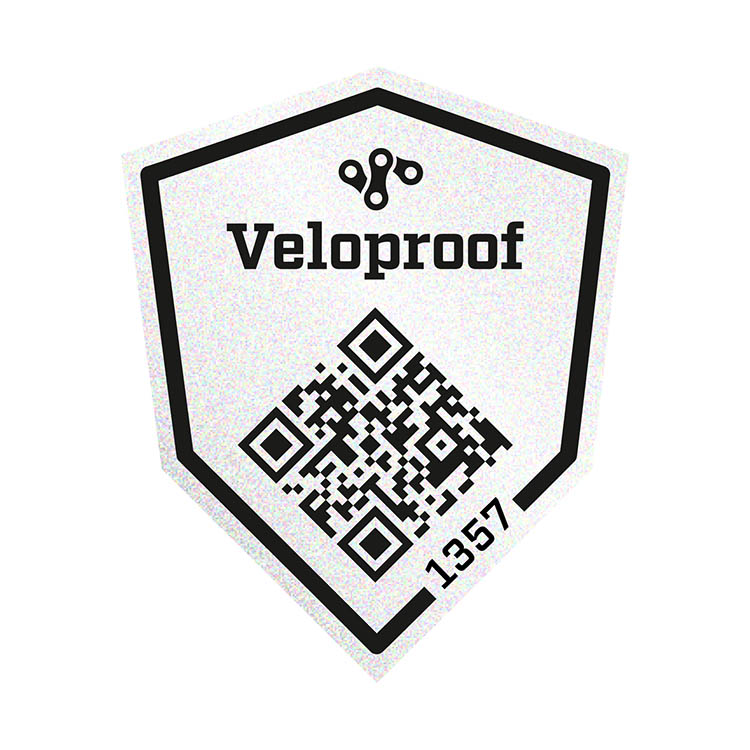 Stöldskyddsmärkning till cykel, Veloproof