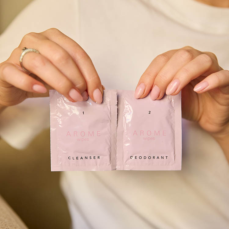 Deo wipes, Arome, 10-pack