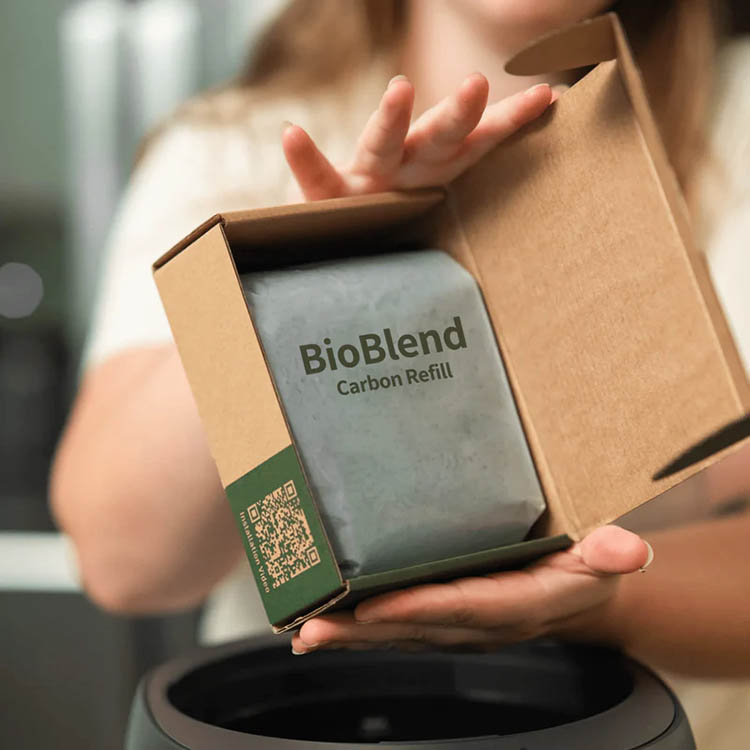 Refill kol till kompostmaskin Bioblend
