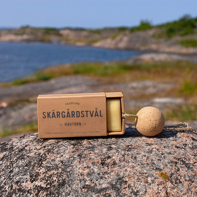 Skärgårdstvål med flöte Havtorn
