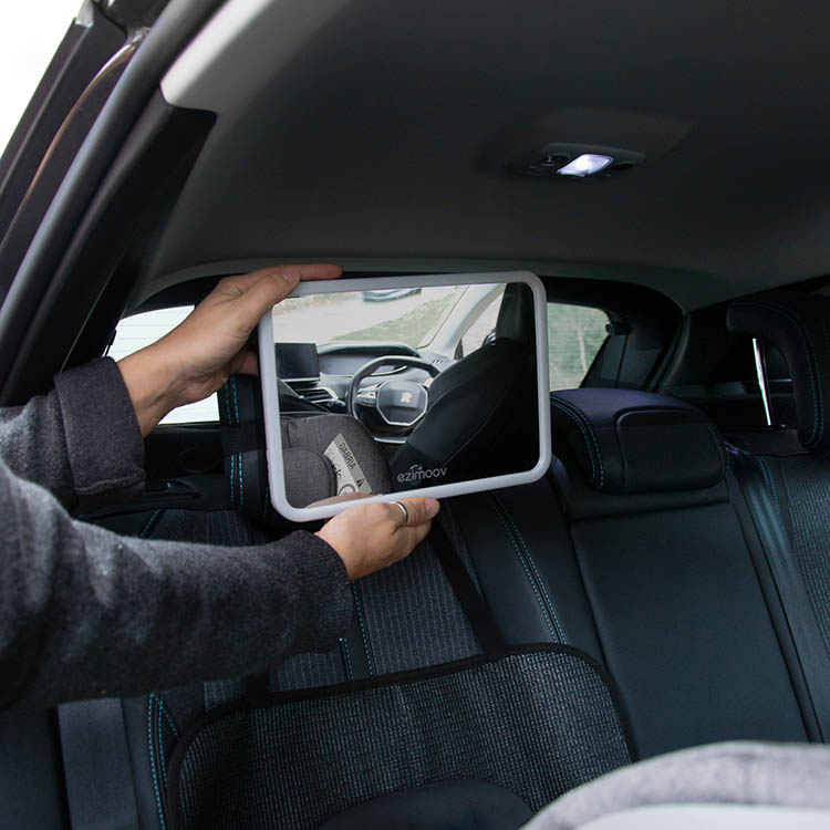 LED-spegel för bilbarnstol